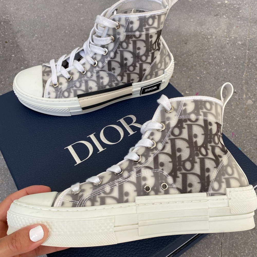Dior Oblique B23 Hight top Sneakers Size 7
